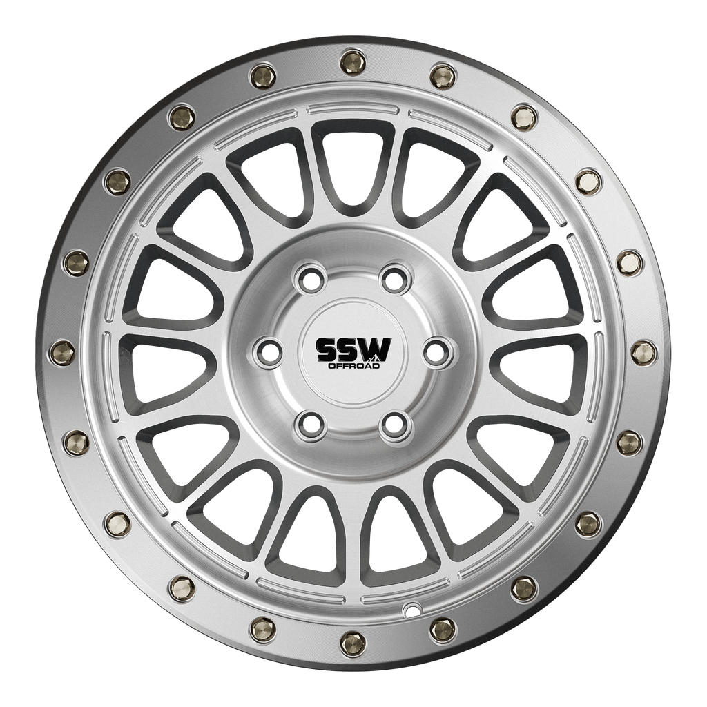 DAKAR EVO / MACHINED SILVER / 17X9.0 +25