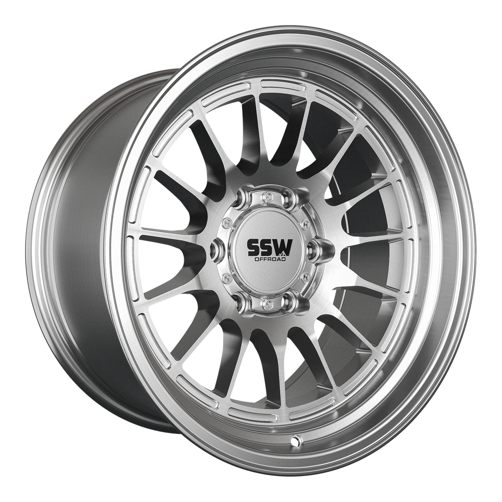DAKAR / MACHINED SILVER / 17X9.0 -25