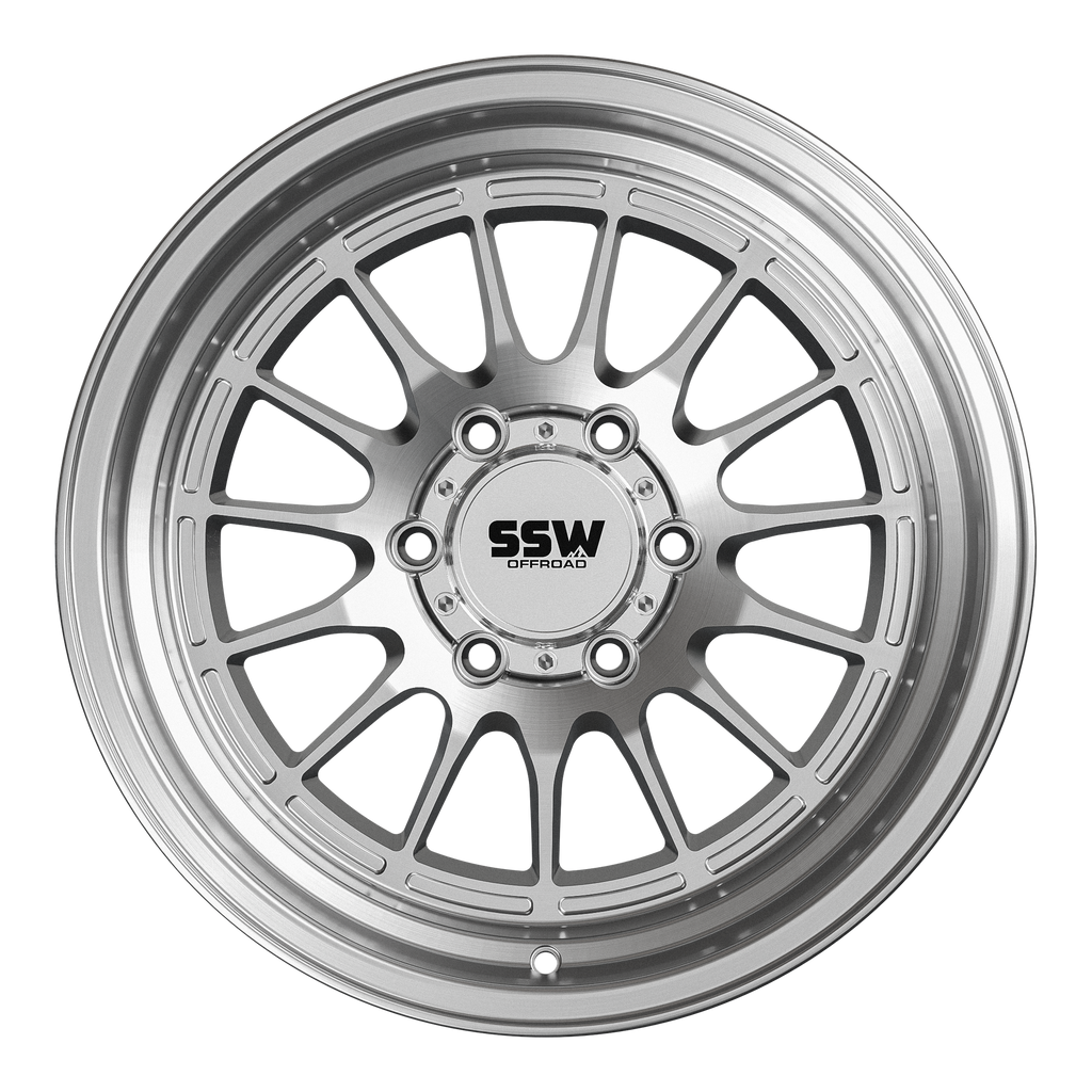DAKAR / MACHINED SILVER / 17X9.0 -25