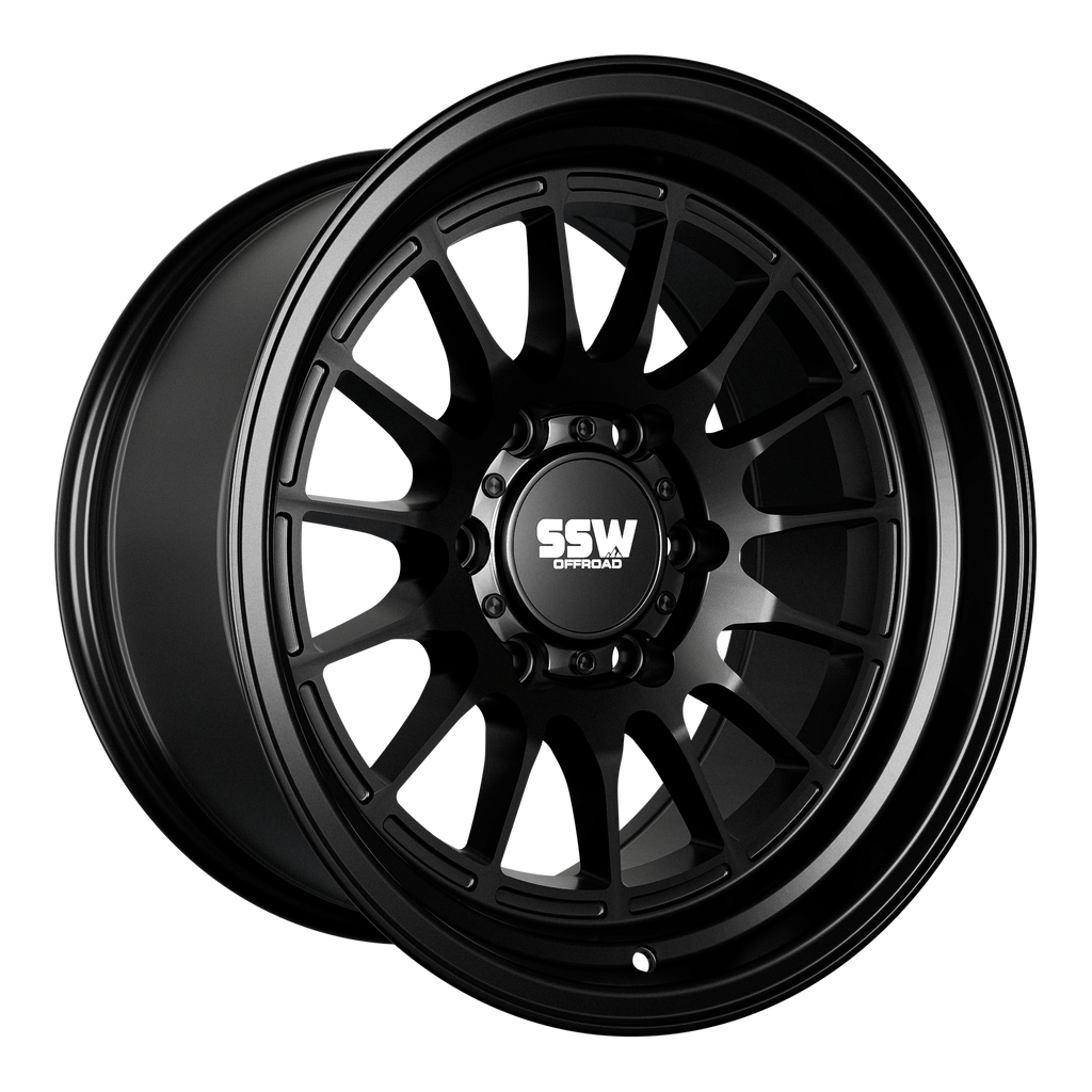 DAKAR / MATTE BLACK / 17X9.0 -25