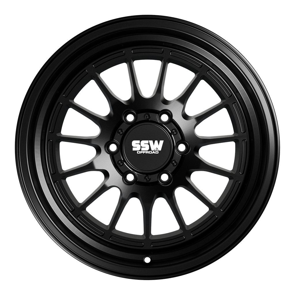 DAKAR / MATTE BLACK / 17X9.0 -25