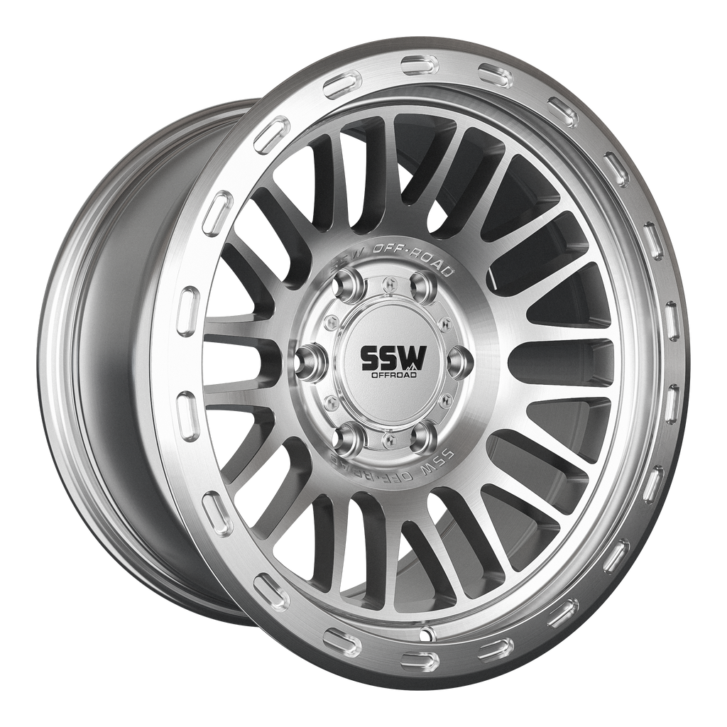 GRIFFON / MACHINED SILVER / 17X9.0 -25
