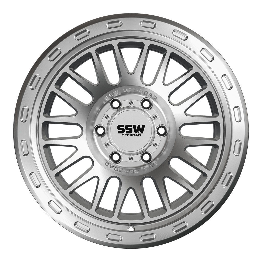 GRIFFON / MACHINED SILVER / 17X9.0 -25