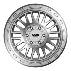 GRIFFON / MACHINED SILVER / 17X9.0 -25