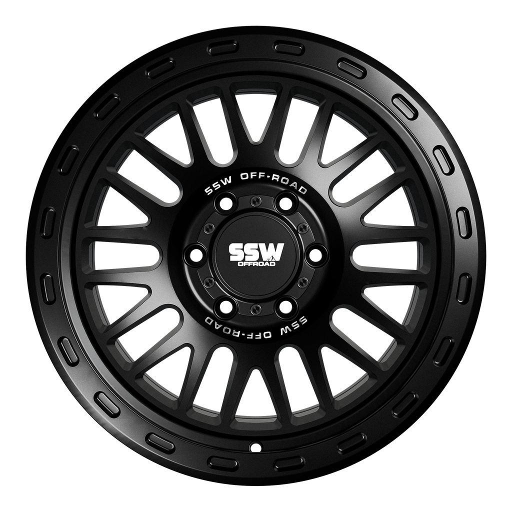 GRIFFON / MATTE BLACK / 17X9.0 -25
