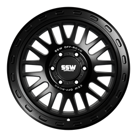 GRIFFON / MATTE BLACK / 17X9.0 -25