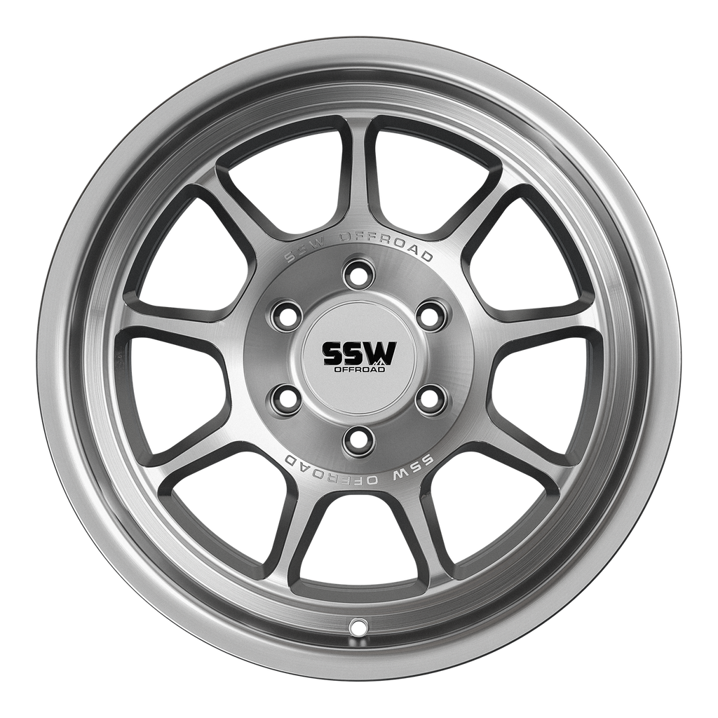 NOVA / MACHINED SILVER / 17X9.0 -25