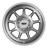 NOVA / MACHINED SILVER / 17X9.0 -25