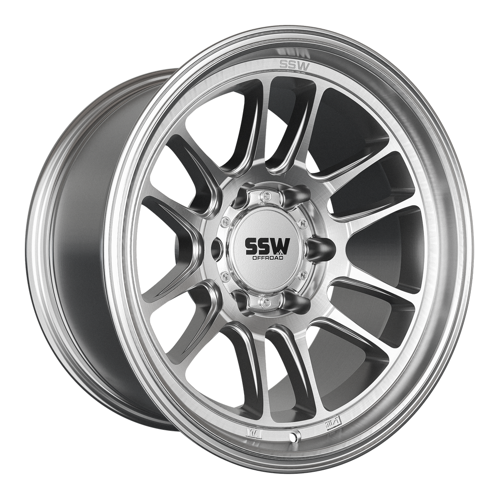 RAPTOR / MACHINED SILVER / 17X9.0 -12