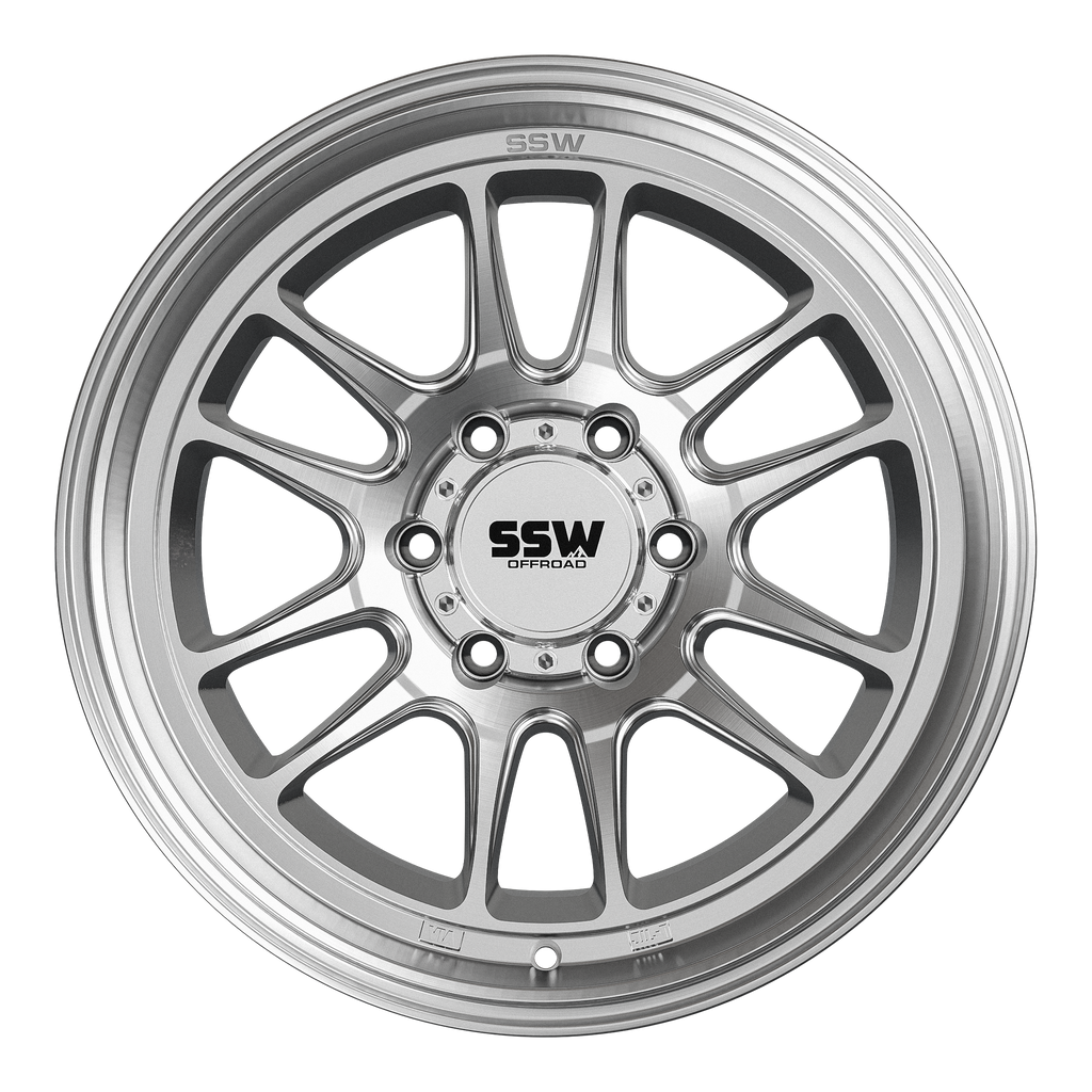 RAPTOR / MACHINED SILVER / 17X9.0 -12