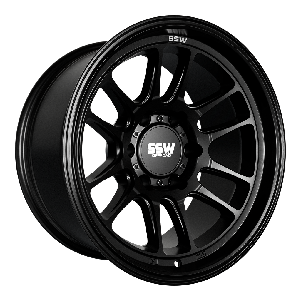 RAPTOR / MATTE BLACK / 17X9.0 -12