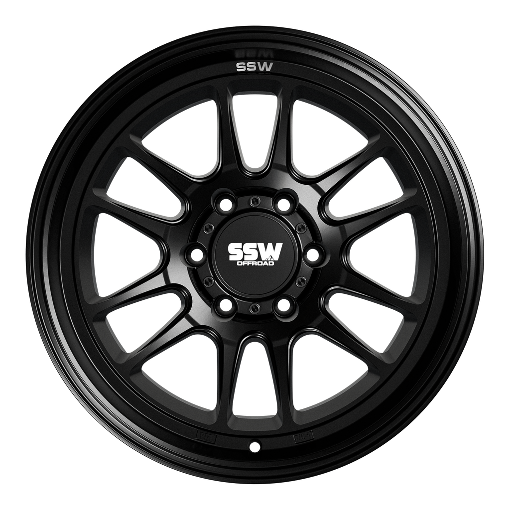 RAPTOR / MATTE BLACK / 17X9.0 -12