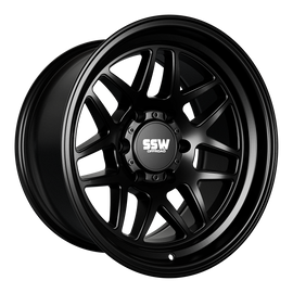 SIERRA / MATTE BLACK / 17X9.0 -25