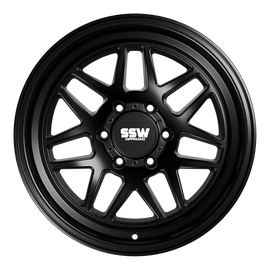 SIERRA / MATTE BLACK / 17X9.0 -25