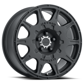 Method MR502 RALLY 17x8 +38mm Offset 5x108 63.4mm CB Matte Black Wheel