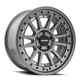 Mayhem 8305 Compass 17x9 / 5x127 BP/ -6mm Offset / 78.1mm Hub Matte Gunmetal w/Blk Bolt Wheel