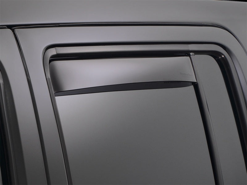 WeatherTech 03-10 Porsche Cayenne Rear Side Window Deflectors - Dark Smoke