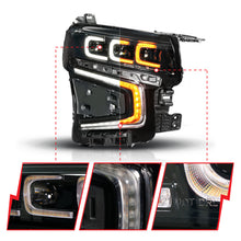 Load image into Gallery viewer, ANZO 21-23 Chevy Tahoe/Suburban LED Light Bar Style Headlights Black w/ Sequential DRL (Right Side)