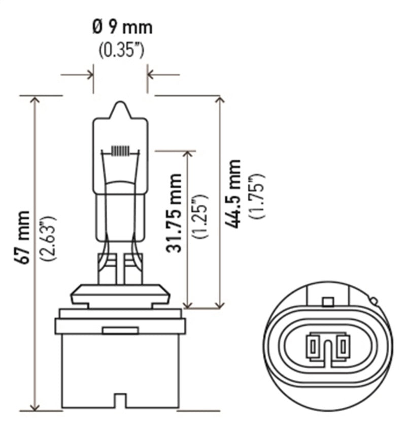 Hella Bulb 884 12V 27W Pg13 T325