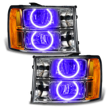 Load image into Gallery viewer, Oracle Lighting 07-13 GMC Sierra Pre-Assembled LED Halo Headlights -UV/Purple
