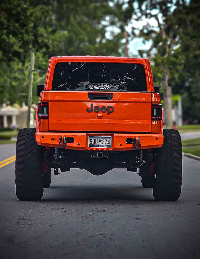 Gauntlet Rear Bumper for 2020+ Jeep Gladiator JT