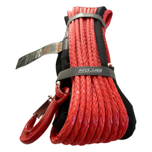 Load image into Gallery viewer, 3/8'' x 85' Synthetic Winch Rope with forged winch hook