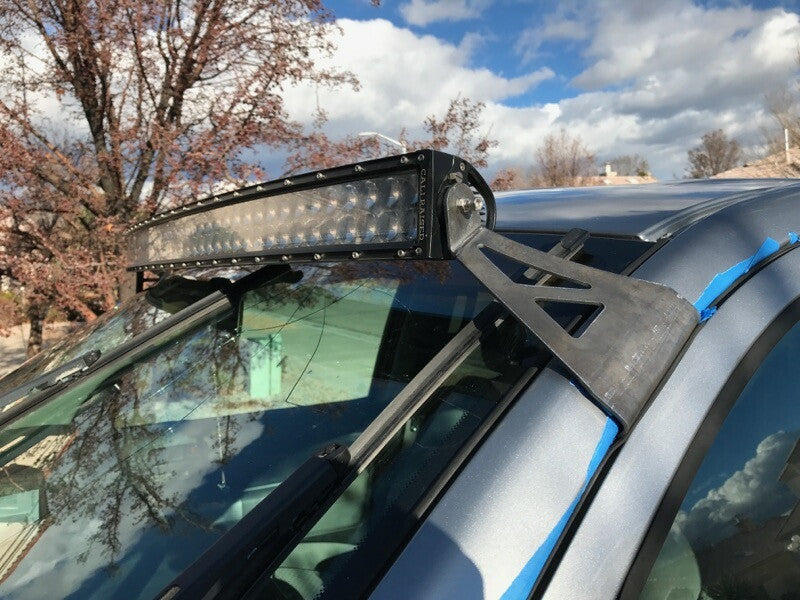 Cali Raised 2007-2021 Toyota Tundra 52 Curved Led Light Bar Roof Brackets Kit - W/5D Optic Osram