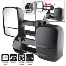 Load image into Gallery viewer, Xtune Chevy Silverado 07-12 L&amp;R Manual Extendable Power Heated Adjust Mirror MIR-CSIL07-PW-SET