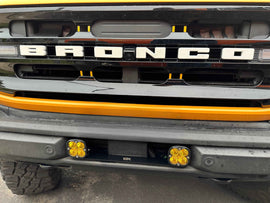 2021-2023+ Ford Bronco Stock Plastic Bumper Dual Light Mount