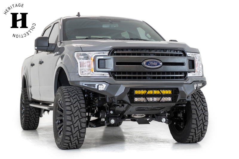 Addictive Desert Designs 18-20 Ford F-150 Bomber Front Bumper w/ Dual 20IN LED Mounts