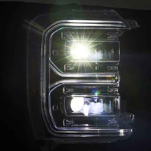 Load image into Gallery viewer, AlphaRex 23-26 Ford F-250 SD LUXX LED Proj Headlights Alpha Blk w/Activ Light/Seq Signal/Switchback