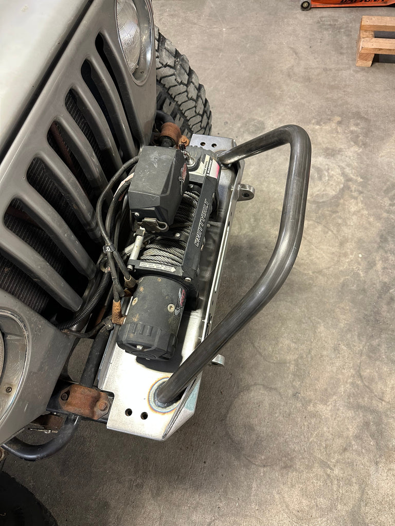 Front Diamond Series Stubby Bumper for Jeep TJ Wrangler (97-06)