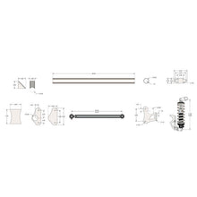 Load image into Gallery viewer, QA1 Pro Parallel 4-Link System Double Adjust Coilovers- (Rear)