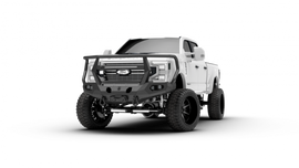 Road Armor 2017+ Ford F450 Evolution Front Bumper Reaper Guard