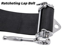 Load image into Gallery viewer, PRP 5.2 Cam-Lock Harness w/ Ratchet Lap Belt - Black