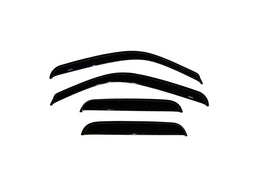 AVS Ventvisor smoke outside-mount window deflectors installed on 1999-2007 Chevy Silverado 1500 Extended Cab, 4-piece set