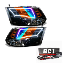 Load image into Gallery viewer, Oracle Lighting 09-18 RAM 1500 Sport Halo Headlights - Blk Housing w/BC1 Controller