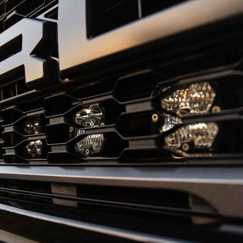 Baja Designs 2021+ Ford Raptor (Incl. 2024 R/37) Squadron Sport 2.0 Behind Grille Kit (MP) - Clear