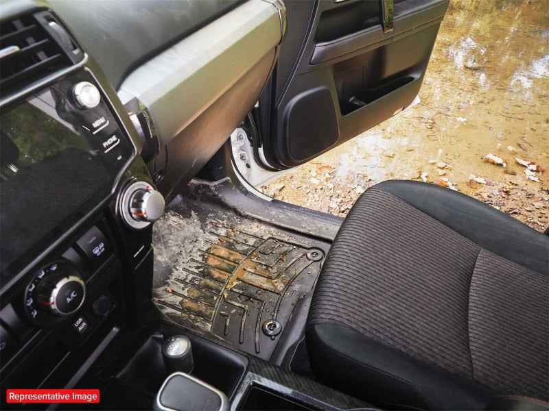 WeatherTech 17-25 Ford SuperDuty Regular Cab w/Vinyl Floors Front FloorLiner HP - Black