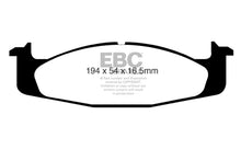 Load image into Gallery viewer, EBC 94-96 Ford Bronco 5.0 Ultimax2 Front Brake Pads