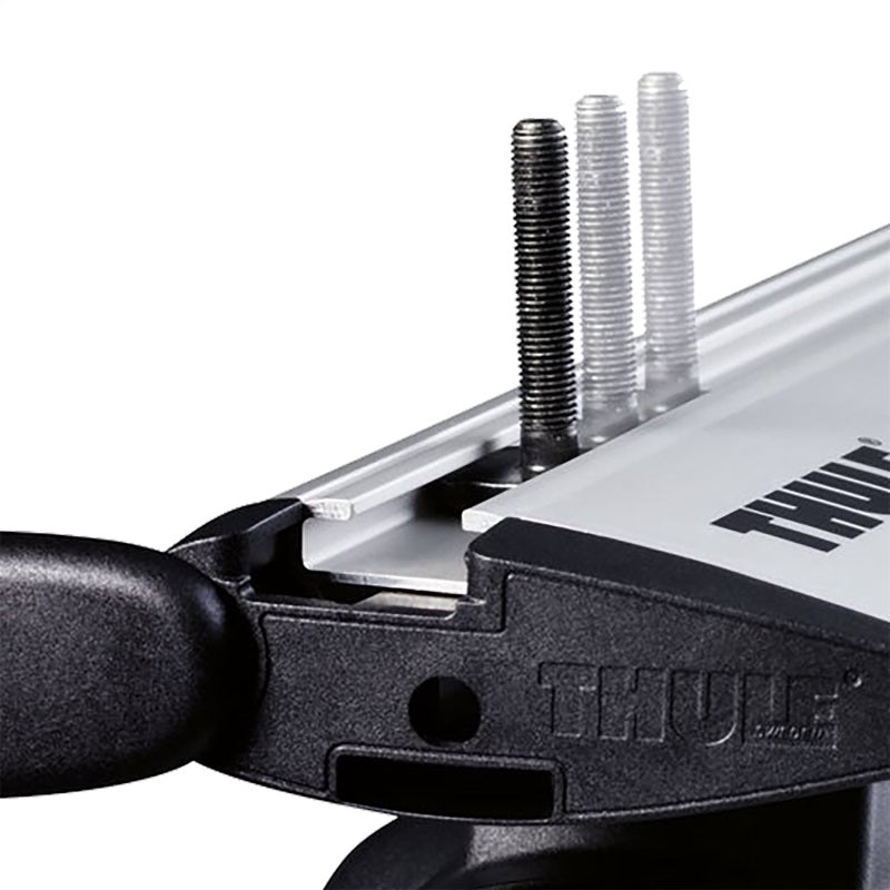 Thule T-Track Adapter Kit for Cargo Boxes (Replaces Standard Power-Click System) - Black