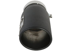 Load image into Gallery viewer, aFe Power Diesel Exhaust Tip Black- 4 in In x 5 out X 12 in Long Bolt On (Right)