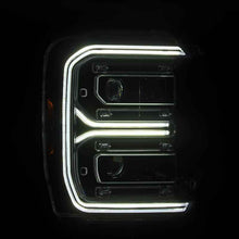 Load image into Gallery viewer, AlphaRex 23-26 Ford F-250 SD LUXX LED Proj Headlights Alpha Blk w/Activ Light/Seq Signal/Switchback