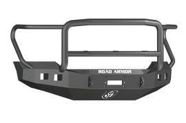 Road Armor 11-16 Ford F-250 Stealth Front Winch Bumper w/Lonestar Guard - Tex Blk