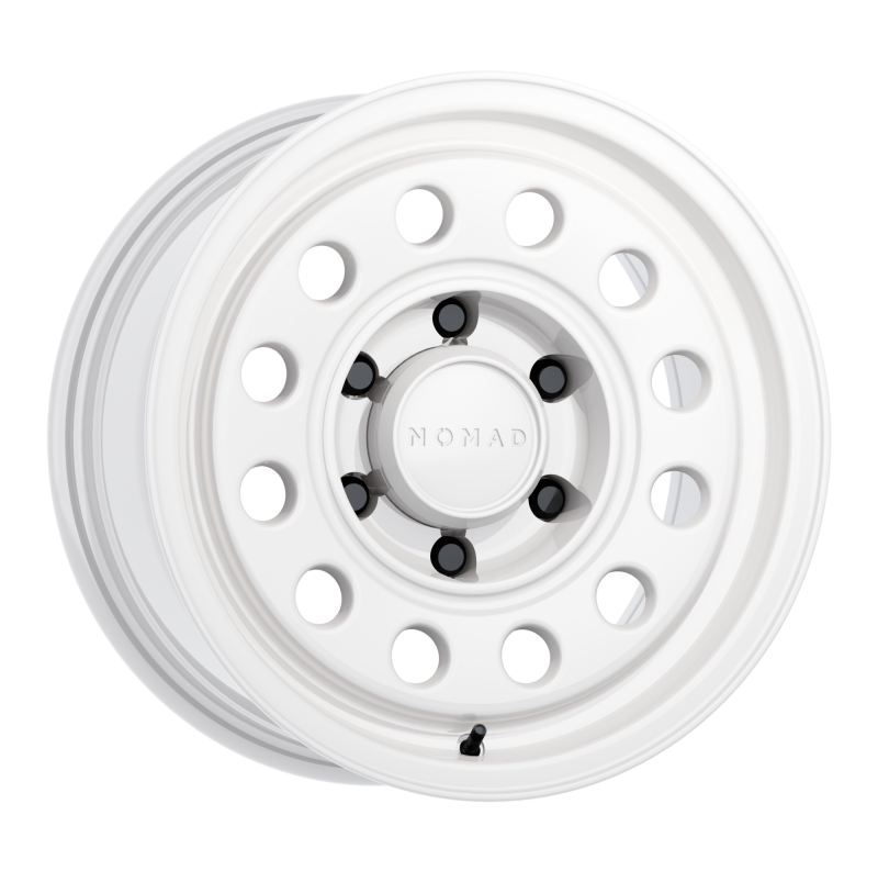 Nomad N501SA Convoy 18x8in / 5x130 BP / 25mm Offset / 71.6mm Bore - Gloss White Wheel