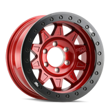 Dirty Life 9302 Roadkill Race 17x9/5x127 BP/-14mm Offset/71.5mm Hub Crimson Candy Red Wheel Beadlock