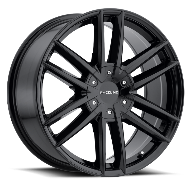 Raceline 158B Impulse 18x8in / 5x114.3/5x127 BP / 35mm Offset / 78.1mm Bore - Gloss Black Wheel