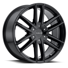 Load image into Gallery viewer, Raceline 158B Impulse 22x9.5in / 5x115/5x120 BP / 15mm Offset / 74.1mm Bore - Gloss Black Wheel