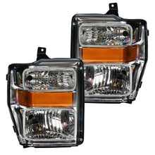 Load image into Gallery viewer, Oracle 08-10 Ford F250 Pre-Assembled Halo Headlights - Chrome Housing - w/ BC1 Cntrl