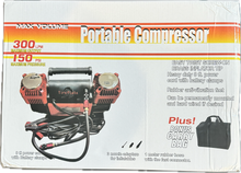 Load image into Gallery viewer, Combo Pac 300LPM 12V Twin Cylinder Heavy Duty Offroad, Overland Air Compressor